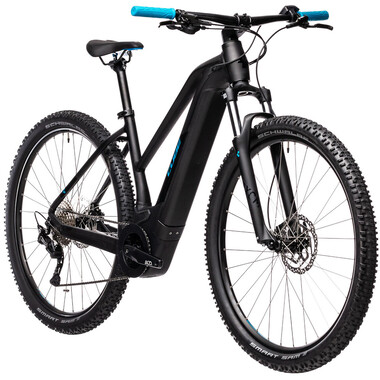 Mountain Bike eléctrica CUBE REACTION HYBRID ONE 625 27,5/29" Mujer Negro/Azul 2021 0